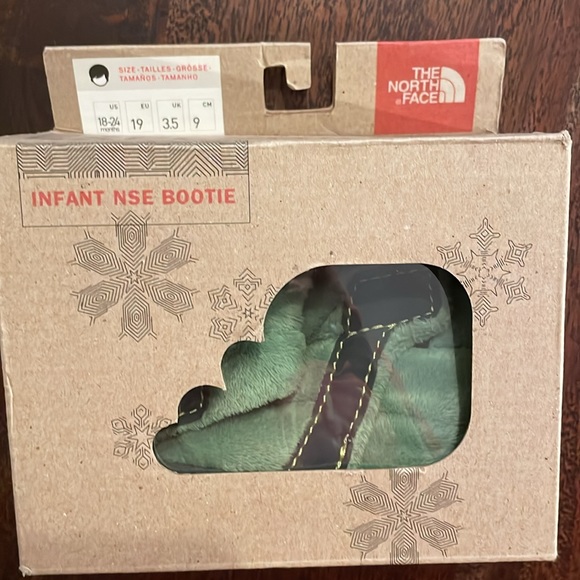 The North Face slipper booties size 4 baby/toddler - Picture 5 of 6